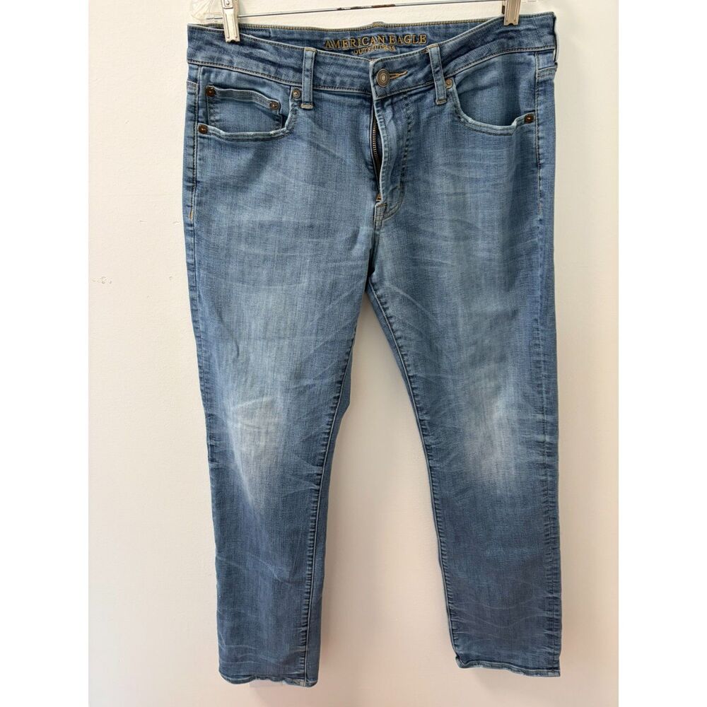 American Eagle Extreme Flex 4 Medium Wash Blue‎ Jeans Size 34